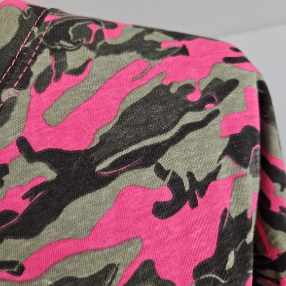 New Sturgis 75th Anniversary Pink Camo Skull Graphic Plus Size T-Shirt 2XL Tee - Picture 8 of 14